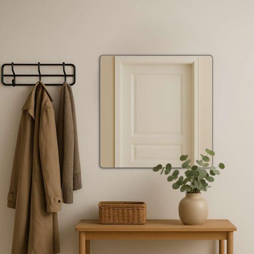 5705387010967 - Spiegel LOEVSCHALL Refine Wandspiegel für alle Raumtypen Stilvoller Rahmen schwarz B80cm H80cm T15cm Spiegel Spiegel für Schlafzimmer Wohnzimmer Garderobe Flur und Badezimmer 5705387010967 - Spiegel LOEVSCHALL Refine Wandspiegel für alle Raumtypen Stilvoller Rahmen schwarz B80cm H80cm T15cm Spiegel Spiegel für Schlafzimmer Wohnzimmer Garderobe Flur und Badezimmer