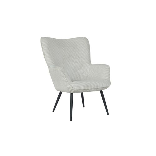 4251942249798 - Sessel UTA Cordbezug off-white Gestell Metall schwarz 4251942249798 - Sessel UTA Cordbezug off-white Gestell Metall schwarz