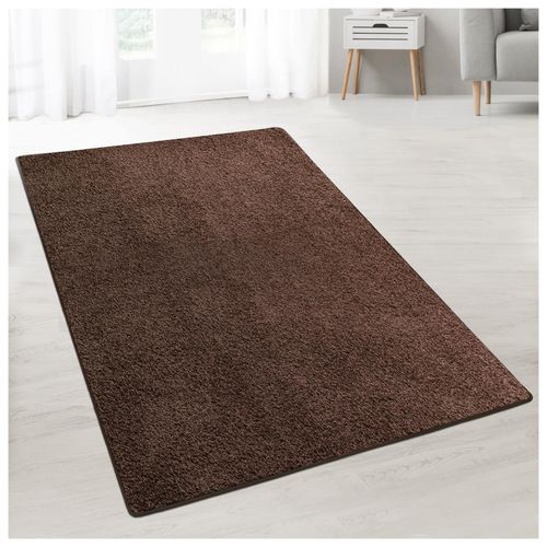 4064149205043 - Karat homeliving Shaggy-Teppich auf Maß Barcelona Dunkelbraun 92 4064149205043 - Karat homeliving Shaggy-Teppich auf Maß Barcelona Dunkelbraun 92