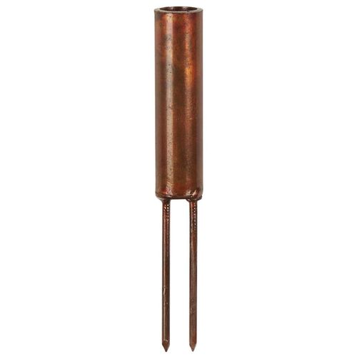 5709898351359 - Kerzenhalter mit Spieß für dünne 13 cm Kerzen Höhe 11 Ø 16 cm rostbraun 5709898351359 - Kerzenhalter mit Spieß für dünne 13 cm Kerzen Höhe 11 Ø 16 cm rostbraun