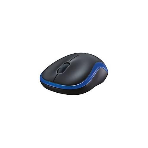 5099206028838 - Kabellose Ergonomische Maus Beidhändig M185 Blau Schwarz 5099206028838 - Kabellose Ergonomische Maus Beidhändig M185 Blau Schwarz