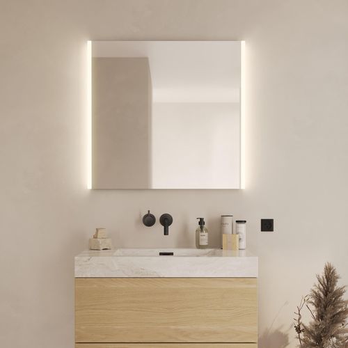 5705387012640 - Badspiegel LOEVSCHALL Lago Spiegel Bundle inkl Schminkspiegel Badezimmerspiegel weiß B H T 80cm x 75cm x 36cm x5 Kosmetikspiegel LED Beleuchtung Einstellbar Dänisches Design B80cm H75cm T36cm 5705387012640 - Badspiegel LOEVSCHALL Lago Spiegel Bundle inkl Schminkspiegel Badezimmerspiegel weiß B H T 80cm x 75cm x 36cm x5 Kosmetikspiegel LED Beleuchtung Einstellbar Dänisches Design B80cm H75cm T36cm
