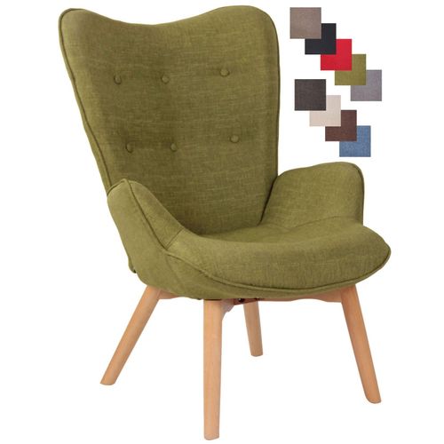 4251563476276 - Lounger Durham Mit Stoffbezug I Ohrensessel Mit Buchenholz Gestell I Loungesessel Mit Max Belastbarkeit Bis 136 kg