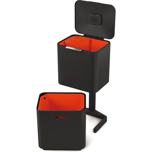 5028420002775 - Mülltrennsystem JOSEPH JOSEPH Totem Max Editions bunt (schwarz orange) B39cm H814cm T366cm Kunststoff Polypropylen Stahl Aluminium Mülleimer Geruchskontrolle einfaches Befüllen & Entleeren pflegeleicht 5028420002775 - Mülltrennsystem JOSEPH JOSEPH Totem Max Editions bunt (schwarz orange) B39cm H814cm T366cm Kunststoff Polypropylen Stahl Aluminium Mülleimer Geruchskontrolle einfaches Befüllen & Entleeren pflegeleicht