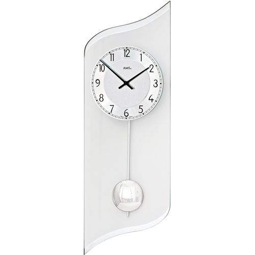 4037445153325 - Pendelwanduhr AMS W7436 transparent Wanduhren B H L 4cm x 55cm x 19cm QuarzuhrGlasgehäuseEsszimmerWohnzimmerMade in Germany 4037445153325 - Pendelwanduhr AMS W7436 transparent Wanduhren B H L 4cm x 55cm x 19cm QuarzuhrGlasgehäuseEsszimmerWohnzimmerMade in Germany