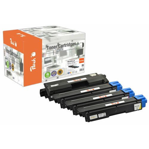 7640162274340 - K590 4 Tonermodule (bk c m y) ersetzt Kyocera TK-590 für zB Kyocera ECOSYS M 6026 cdn Kyocera ECOSYS M 6026 cidn Kyocera ECOSYS M 6526 cdn (wiederaufbereitet)