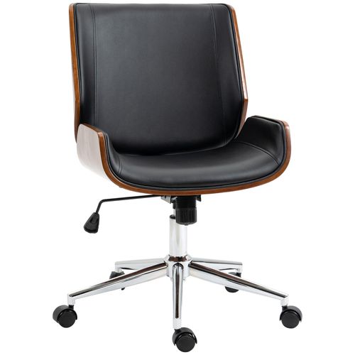4255633542144 - Bürostuhl mit Wippfunktion Ergonomischer Computerstuhl Höhenverstellbarer Schreibtischstuhl Drehstuhl für Arbeitszimmer bis 120 kg Belastbar