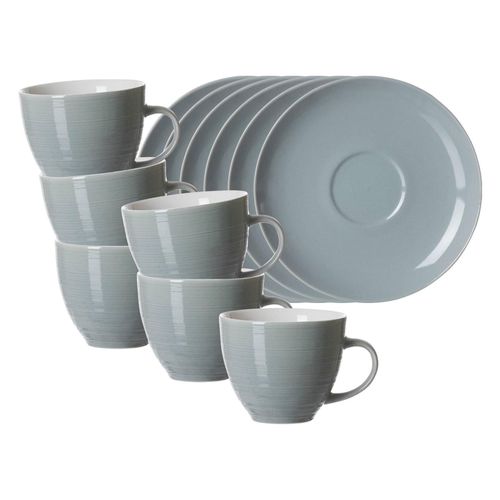 4262487293603 - Kaffeetassen mit Untertassen Suomi 260 ml 6er Set