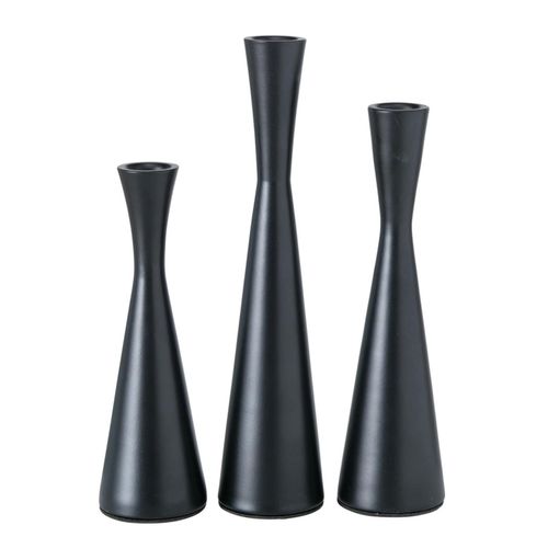 4020607957152 - Kerzenleuchter Cone 3 tlg 20 - 26 cm Ø 6 cm