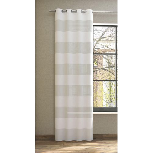 4006470474330 - Vorhang NEUTEX FOR YOU SONORA Gr 1 weiß (sanftes weiß) B144cm H245cm Jacquard Polyester Gardinen 3D Musterung im Leinen-Look 4006470474330 - Vorhang NEUTEX FOR YOU SONORA Gr 1 weiß (sanftes weiß) B144cm H245cm Jacquard Polyester Gardinen 3D Musterung im Leinen-Look