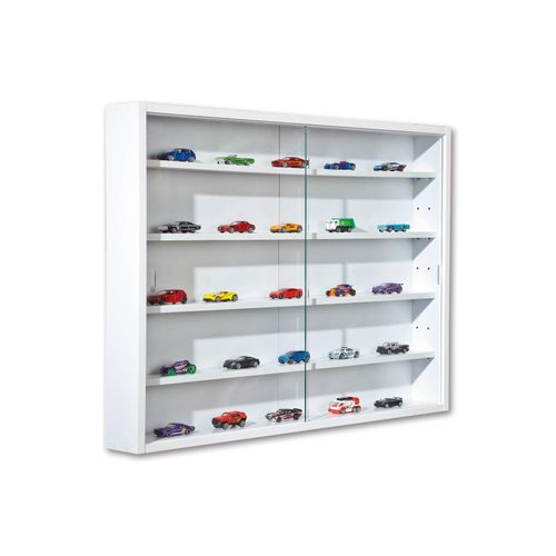 4010340988353 - Hängevitrine Sammlervitrine Wandregal Collecty - versch Muster - Weiss 4010340988353 - Hängevitrine Sammlervitrine Wandregal Collecty - versch Muster - Weiss