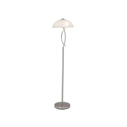 4004353174308 - Lampe Boston Standleuchte eisen weiß-alabaster 2x D45 E14 40W geeignet für Tropfenlampen (nicht enthalten) Mit Fußschalter - silber - Brilliant 4004353174308 - Lampe Boston Standleuchte eisen weiß-alabaster 2x D45 E14 40W geeignet für Tropfenlampen (nicht enthalten) Mit Fußschalter - silber - Brilliant