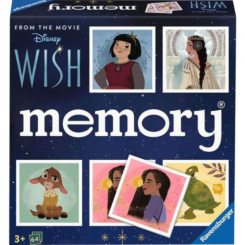 4005556225958 - Ravensburger memory® Disney Wish - 22595 - Der Gedächtnisspiel-Klassiker für die ganze Familie ab 3 Jahren bei dem kein Wunsch unerfüllt bleibt