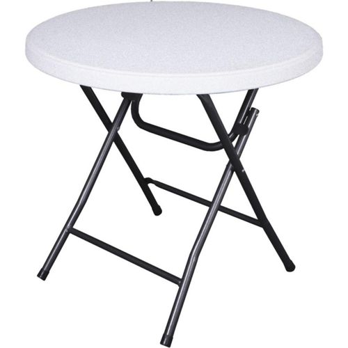 4059865303234 - Gartentisch Ø 80 cm Klapptisch Garten Terrasse Balkon Tisch Esstisch Möbel weiß