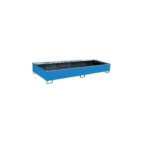 4052462052246 - Regalwanne RW 3300-3 PE mit PE-Einsatz B 3262 x T 1312 x H 383 mm bis 1000 l Stahl lackiert lichtblau 4052462052246 - Regalwanne RW 3300-3 PE mit PE-Einsatz B 3262 x T 1312 x H 383 mm bis 1000 l Stahl lackiert lichtblau