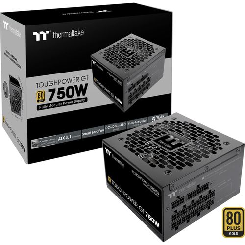 4711475647343 - ToughPower GT 750W Netzteile - 750 Watt - 120 mm - ATX - 80 Plus Gold zertifiziert 4711475647343 - ToughPower GT 750W Netzteile - 750 Watt - 120 mm - ATX - 80 Plus Gold zertifiziert