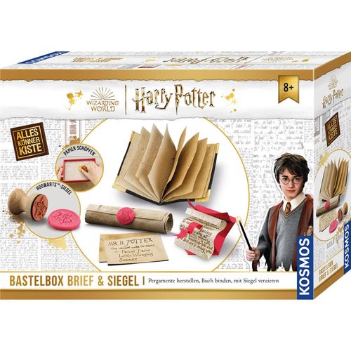 4002051604639 - Kreativset KOSMOS AllesKönnerKiste Harry Potter - Bastelbox Brief und Siegel Kreativsets bunt Kinder Bastelbedarf -techniken 4002051604639 - Kreativset KOSMOS AllesKönnerKiste Harry Potter - Bastelbox Brief und Siegel Kreativsets bunt Kinder Bastelbedarf -techniken
