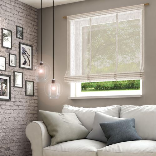 4006470482328 - Raffrollo NEUTEX FOR YOU Libre-ECO Gr 5 braun (antikbraun) B140cm H140cm Jacquard Obermaterial 100% Polyester Raffrollos 4006470482328 - Raffrollo NEUTEX FOR YOU Libre-ECO Gr 5 braun (antikbraun) B140cm H140cm Jacquard Obermaterial 100% Polyester Raffrollos