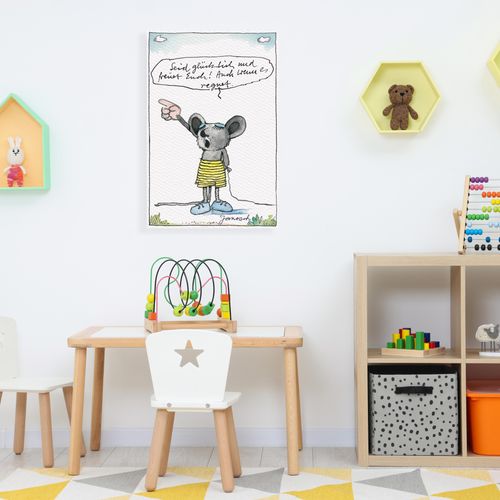 4262513380734 - Leinwandbild LUCKYLINDE Die kleine Maus - Seid glücklich… bunt (farbe bild(er) bunt) B40cm H60cm T2cm Canvas Holzrahmen Bilder Exklusive JANOSCH Kindermotive 4262513380734 - Leinwandbild LUCKYLINDE Die kleine Maus - Seid glücklich… bunt (farbe bild(er) bunt) B40cm H60cm T2cm Canvas Holzrahmen Bilder Exklusive JANOSCH Kindermotive