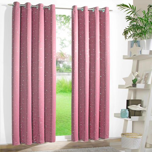 4005385833560 - Vorhang WECKBRODT Sarin rosa B135cm H225cm Microfaser Polyester Gardinen blickdicht Thermo wärme-kälteisolierend abdunkelnd Gardine Store 4005385833560 - Vorhang WECKBRODT Sarin rosa B135cm H225cm Microfaser Polyester Gardinen blickdicht Thermo wärme-kälteisolierend abdunkelnd Gardine Store