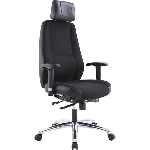 4061753291370 - Bürostuhl Zenit höhenverstellbare Armlehnen Stoff schwarz 4061753291370 - Bürostuhl Zenit höhenverstellbare Armlehnen Stoff schwarz