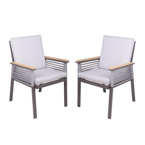 4041908139139 - 2er Set Gartenstuhl Denia Armlehnstuhl Stuhl Relax Sessel Gartenmöbel beige 4041908139139 - 2er Set Gartenstuhl Denia Armlehnstuhl Stuhl Relax Sessel Gartenmöbel beige