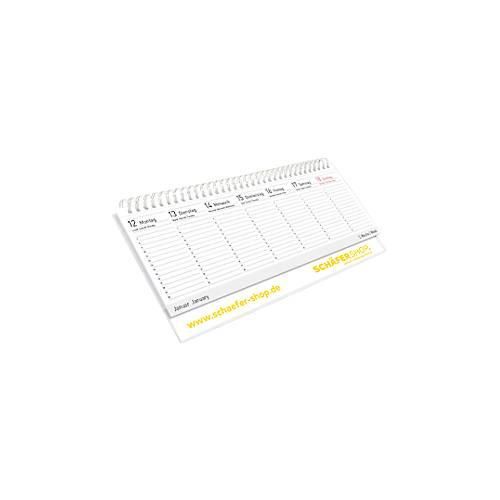 4251898825855 - Select Tischquerkalender 2026 Kalendarium in vers Sprachen B 298 x H 105 mm Karton weiß 4251898825855 - Select Tischquerkalender 2026 Kalendarium in vers Sprachen B 298 x H 105 mm Karton weiß