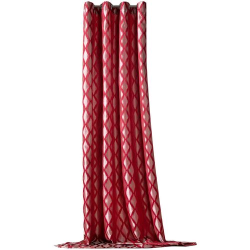 4005385834529 - Vorhang WECKBRODT Raute Gr 1 silber (rot silberfarben) B140cm H245cm Jacquard Polyester Gardinen Jacquard strukturiert blickdicht Muster Raute Gardine Store 4005385834529 - Vorhang WECKBRODT Raute Gr 1 silber (rot silberfarben) B140cm H245cm Jacquard Polyester Gardinen Jacquard strukturiert blickdicht Muster Raute Gardine Store
