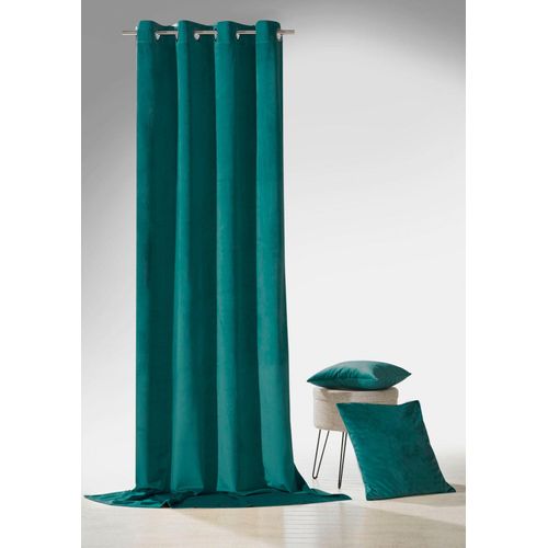 4005385833454 - Vorhang WECKBRODT Valentin Gr 1 grün (smaragd) B135cm H245cm Sablu00e9 Polyester Gardinen Ösenschal Gardine blickdicht Samt-Optik Velour Unifarben 4005385833454 - Vorhang WECKBRODT Valentin Gr 1 grün (smaragd) B135cm H245cm Sablu00e9 Polyester Gardinen Ösenschal Gardine blickdicht Samt-Optik Velour Unifarben
