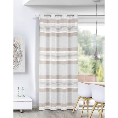 4005241870524 - Vorhang Kaia Gr 1 beige (creme beige) B135cm H245cm Polyester Gardinen Fertigschal 4005241870524 - Vorhang Kaia Gr 1 beige (creme beige) B135cm H245cm Polyester Gardinen Fertigschal