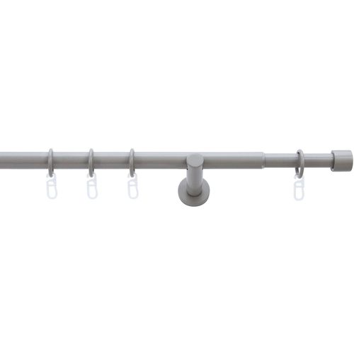 4043627012526 - Gardinenstange INDEKO Andrax Gardinenstangen Gr L 130 cm - 240 cm Ø 20 mm 1 St 1 läufig grau Gardinenstangen stufenlos verstellbare Teleskopstange 4043627012526 - Gardinenstange INDEKO Andrax Gardinenstangen Gr L 130 cm - 240 cm Ø 20 mm 1 St 1 läufig grau Gardinenstangen stufenlos verstellbare Teleskopstange