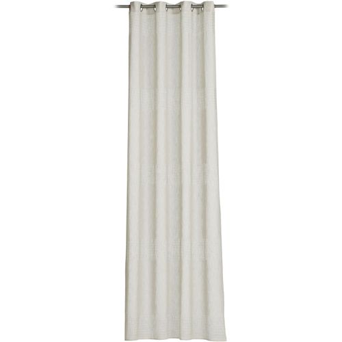 4021626366451 - Vorhang GÖZZE Marrakesch - Ösenschal Gardinen Gr 245 cm Ösen 140 cm grau (taupe) Ösen Gardine HxB 245x140 transparentes Gewebe inkl Querstreifen 4021626366451 - Vorhang GÖZZE Marrakesch - Ösenschal Gardinen Gr 245 cm Ösen 140 cm grau (taupe) Ösen Gardine HxB 245x140 transparentes Gewebe inkl Querstreifen