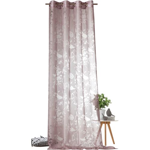 4005385831092 - Vorhang WECKBRODT Shorty Gr 1 lila (mauve) B140cm H245cm Ausbrenner Polyester Viskose Gardinen Ausbrenner AllovertransparentMotiv Vögel und Zweige Gardine Store 4005385831092 - Vorhang WECKBRODT Shorty Gr 1 lila (mauve) B140cm H245cm Ausbrenner Polyester Viskose Gardinen Ausbrenner AllovertransparentMotiv Vögel und Zweige Gardine Store