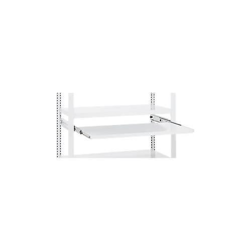 4255821505395 - Auszugboden ORDO Professional Teleskopschienen-Vollauszug höhenverstellbar Tragkraft 60 kg B 1000 mm x T 600 mm verkehrsweiß RAL 9016