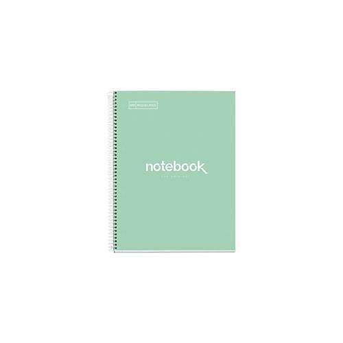 8422593460504 - Notizbuch Miquelrius Emotions 1 A4 80 Blatt kariert und blickdicht gelocht Spiralbindung Hardcover mintgrün 8422593460504 - Notizbuch Miquelrius Emotions 1 A4 80 Blatt kariert und blickdicht gelocht Spiralbindung Hardcover mintgrün