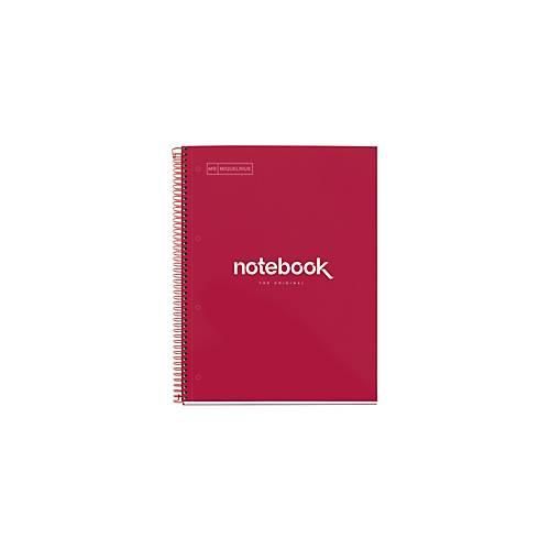 8422593460535 - Notizbuch Miquelrius Emotions 1 A4 80 Blatt kariert und blickdicht gelocht Spiralbindung Hardcover rot 8422593460535 - Notizbuch Miquelrius Emotions 1 A4 80 Blatt kariert und blickdicht gelocht Spiralbindung Hardcover rot