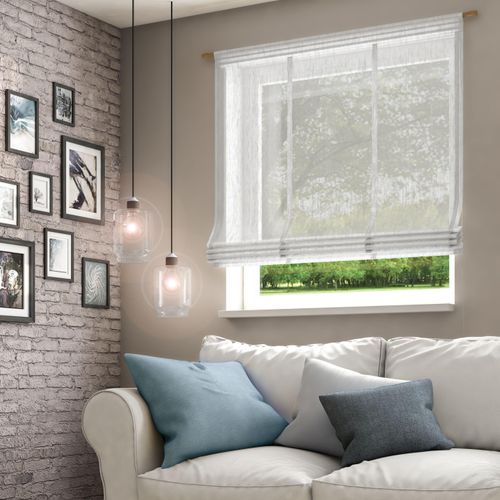 4006470481840 - Raffrollo NEUTEX FOR YOU Libre-ECO Raffrollos Gr 140 cm Stangendurchzug 60 cm grau (hellgrau) Raffrollos halbtransparent 4006470481840 - Raffrollo NEUTEX FOR YOU Libre-ECO Raffrollos Gr 140 cm Stangendurchzug 60 cm grau (hellgrau) Raffrollos halbtransparent