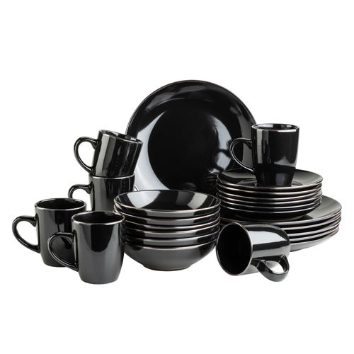 9001794877411 - Mäser Serie Metallic Rim Kombiservice 24 teilig für 6 Personen