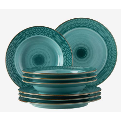 9001794848213 - Tafelservice Porzellan Prospero 8 (Farbe Blau)
