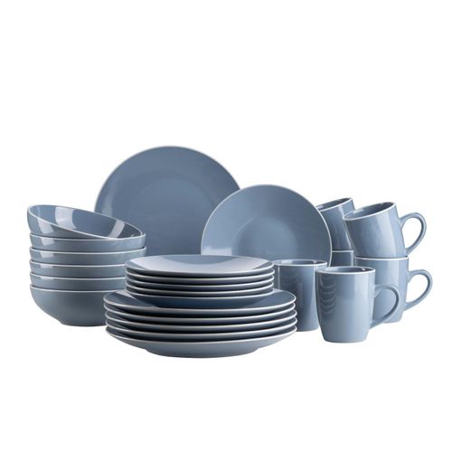 9001794815697 - MÃSER Serie Elissa 24-teiliges Kombiservice (blau) - B-Ware sehr gut 9001794815697 - MÃSER Serie Elissa 24-teiliges Kombiservice (blau) - B-Ware sehr gut