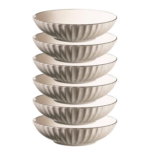 9010933037333 - Suppenteller-Set Steinzeug Osita Weiß