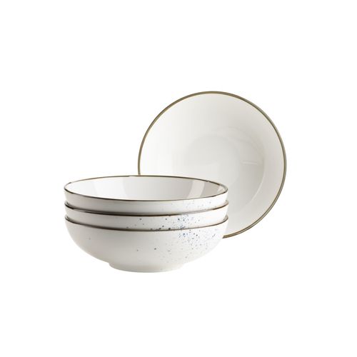9001794977579 - Schüssel-Set Porzellan Pintar 4 (Farbe Beige   Blau)