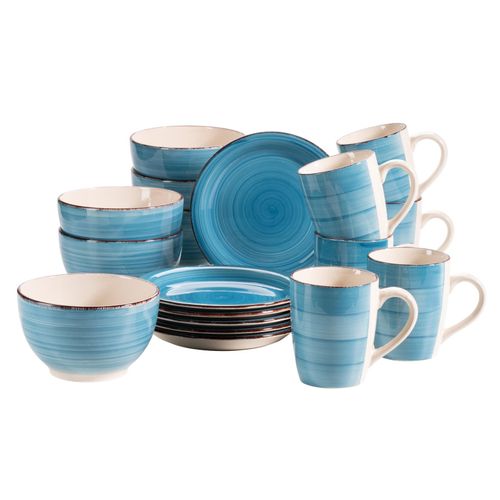 9001794771009 - Kaffeeservice HOME AFFAIRE Geschirr-Set Service Bel Tempo Geschirr-Sets Gr 18 tlg blau (dunkelblau) mit Spiraldekor 18 Teile für 6 Personen 9001794771009 - Kaffeeservice HOME AFFAIRE Geschirr-Set Service Bel Tempo Geschirr-Sets Gr 18 tlg blau (dunkelblau) mit Spiraldekor 18 Teile für 6 Personen