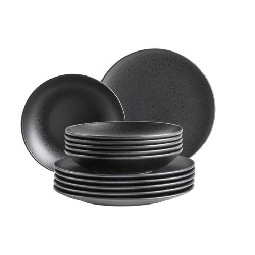 9010933028195 - Teller Set Steinzeug Essential Schwarz 9010933028195 - Teller Set Steinzeug Essential Schwarz