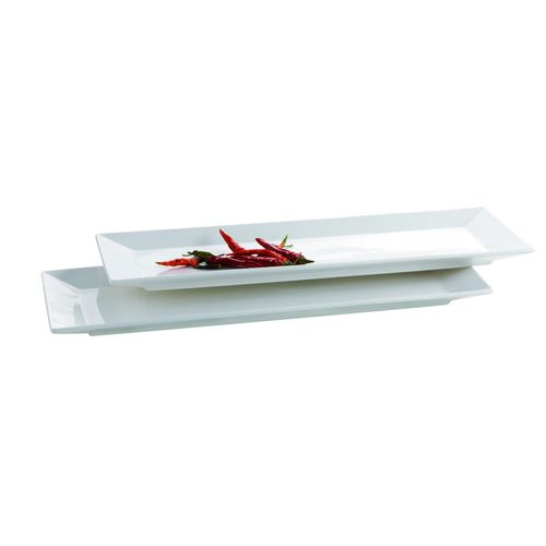 9001793076884 - MÃSER Serie Trendy Line Teller rechteckig 32 x 11 cm im 2er-Set - B-Ware einwandfrei