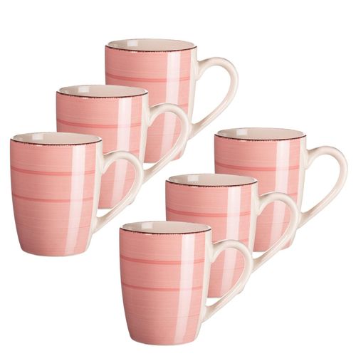 9010933000115 - Kaffeebecher-Set Steingut Lumaca (Farbe Koralle) 9010933000115 - Kaffeebecher-Set Steingut Lumaca (Farbe Koralle)