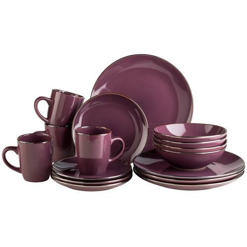 9001794877275 - Mäser Serie Metallic Rim Kombiservice 16 teilig für 4 Personen