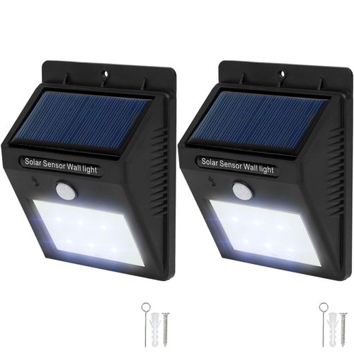 4260435992523 - tectake® 2er-Set Solarlampe mit Bewegungsmelder Erfassungswinkel 120° einfache Montage 97 x 51 x 124 cm 4260435992523 - tectake® 2er-Set Solarlampe mit Bewegungsmelder Erfassungswinkel 120° einfache Montage 97 x 51 x 124 cm