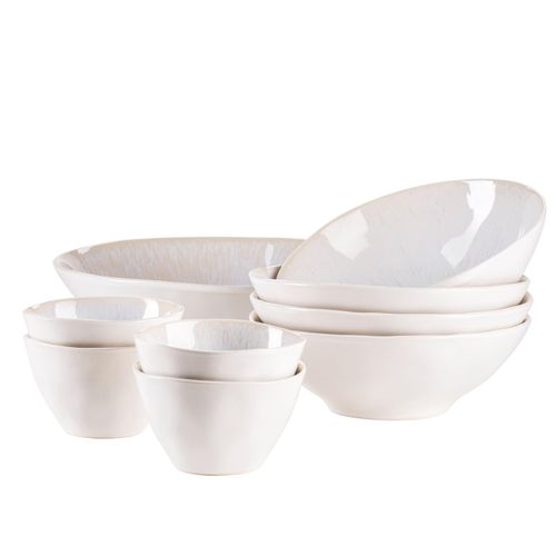 9001794867832 - Salatschüssel-Set Steinzeug FROZEN 9 (Farbe Weiß) 9001794867832 - Salatschüssel-Set Steinzeug FROZEN 9 (Farbe Weiß)