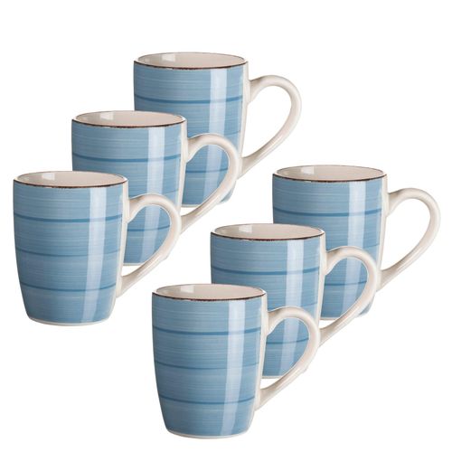 9010933000061 - Kaffeebecher-Set Steingut Lumaca (Farbe Dunkelbau) 9010933000061 - Kaffeebecher-Set Steingut Lumaca (Farbe Dunkelbau)